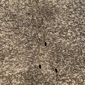Kendra Scott black pendent chain necklace